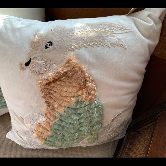 Anthropologie Bunny Accent Pillow - Picture 5 of 16